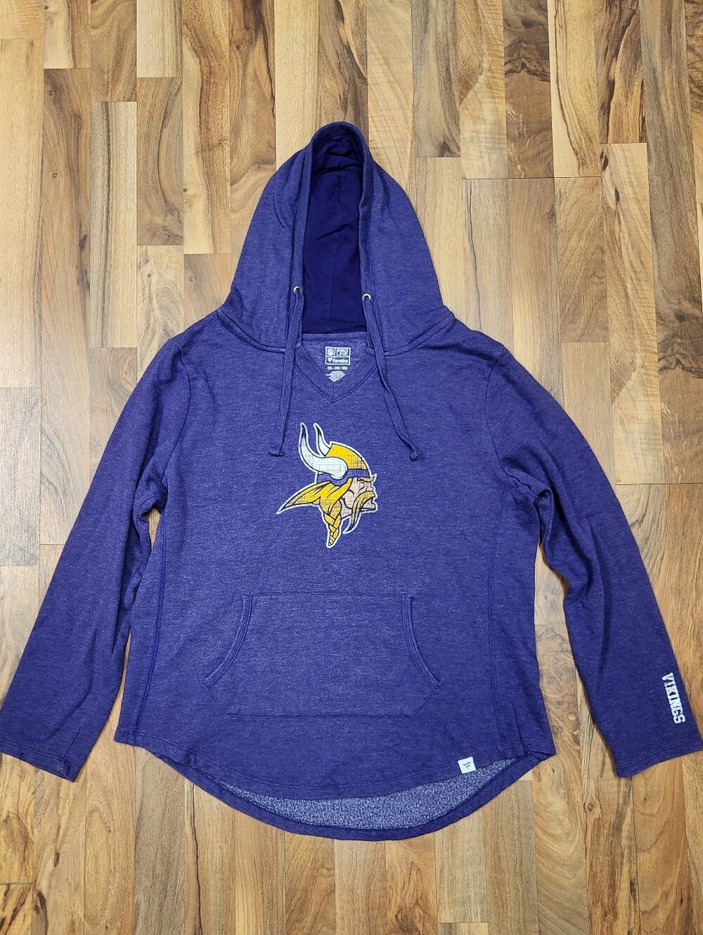 Fanatics PURPLE NFL MINNESOTA VIKINGS HOODIE Womens Size 2XL